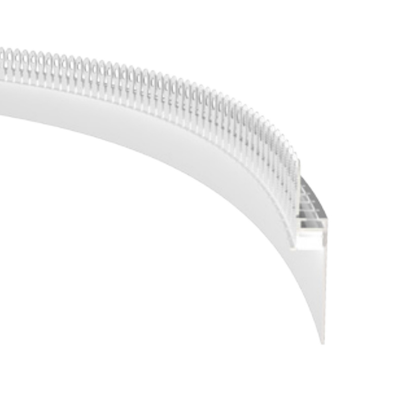 LR Series Curved Baseboard Lighting LED Channel - For 8mm S Strip